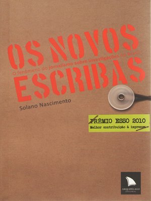 cover image of Os novos escribas